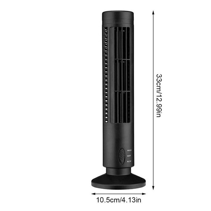Ventilador Vertical Portatil Torre Fan Dos Velocidades