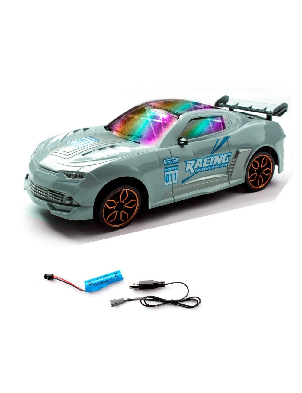 Carro Policia Luces Sonido Recargable Juguete Niños