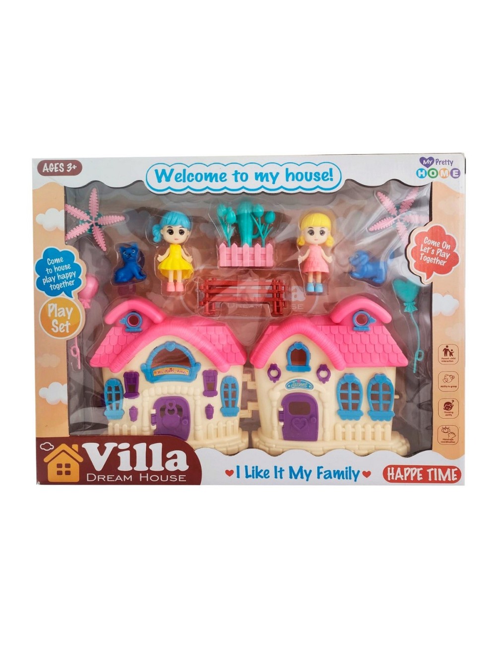Casa Mascota Accesorios Muñeca Juguete Niñas Interactivo