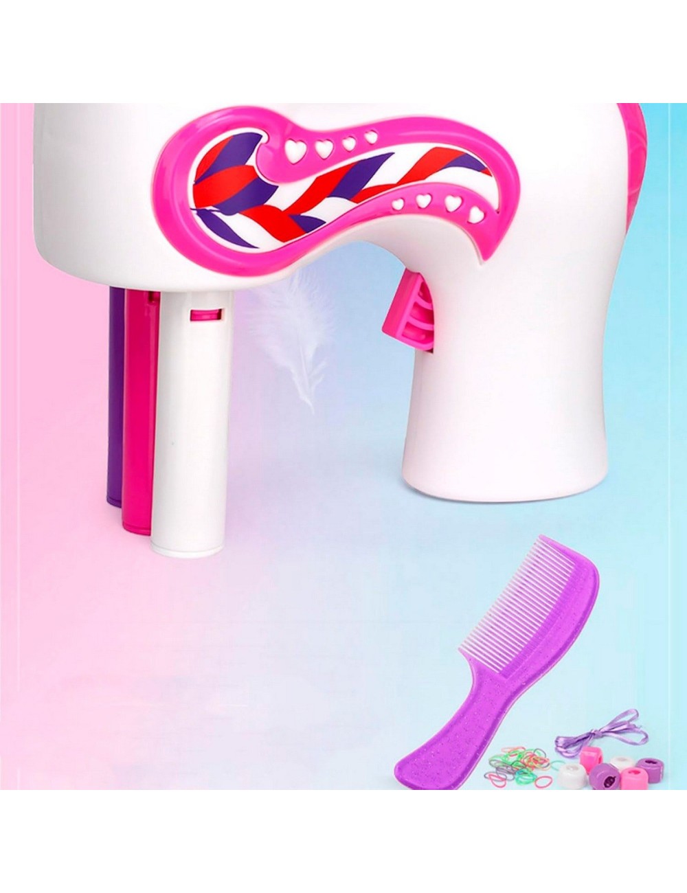 Set Kit Para Hacer Peinados Trenzas Niñas Interactivo