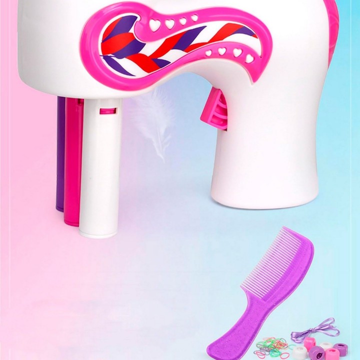 Set Kit Para Hacer Peinados Trenzas Niñas Interactivo