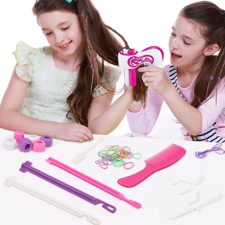 Set Kit Para Hacer Peinados Trenzas Niñas Interactivo