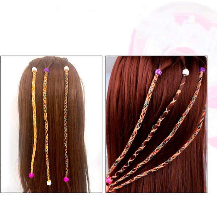 Set Kit Para Hacer Peinados Trenzas Niñas Interactivo