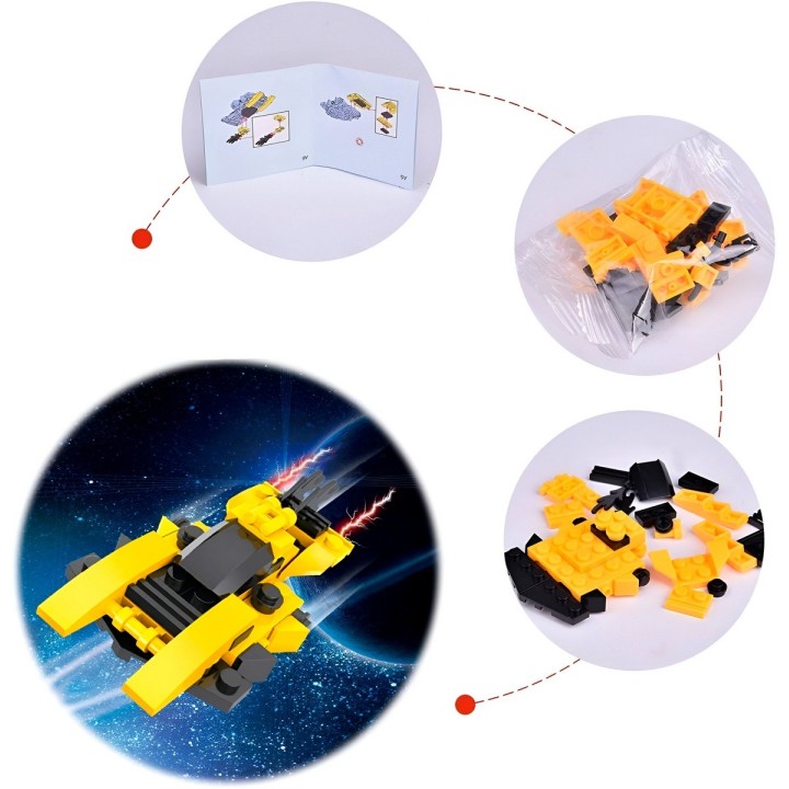 Juguete Armable Nave Espacial Sorpresa Armatodo Star X 1und
