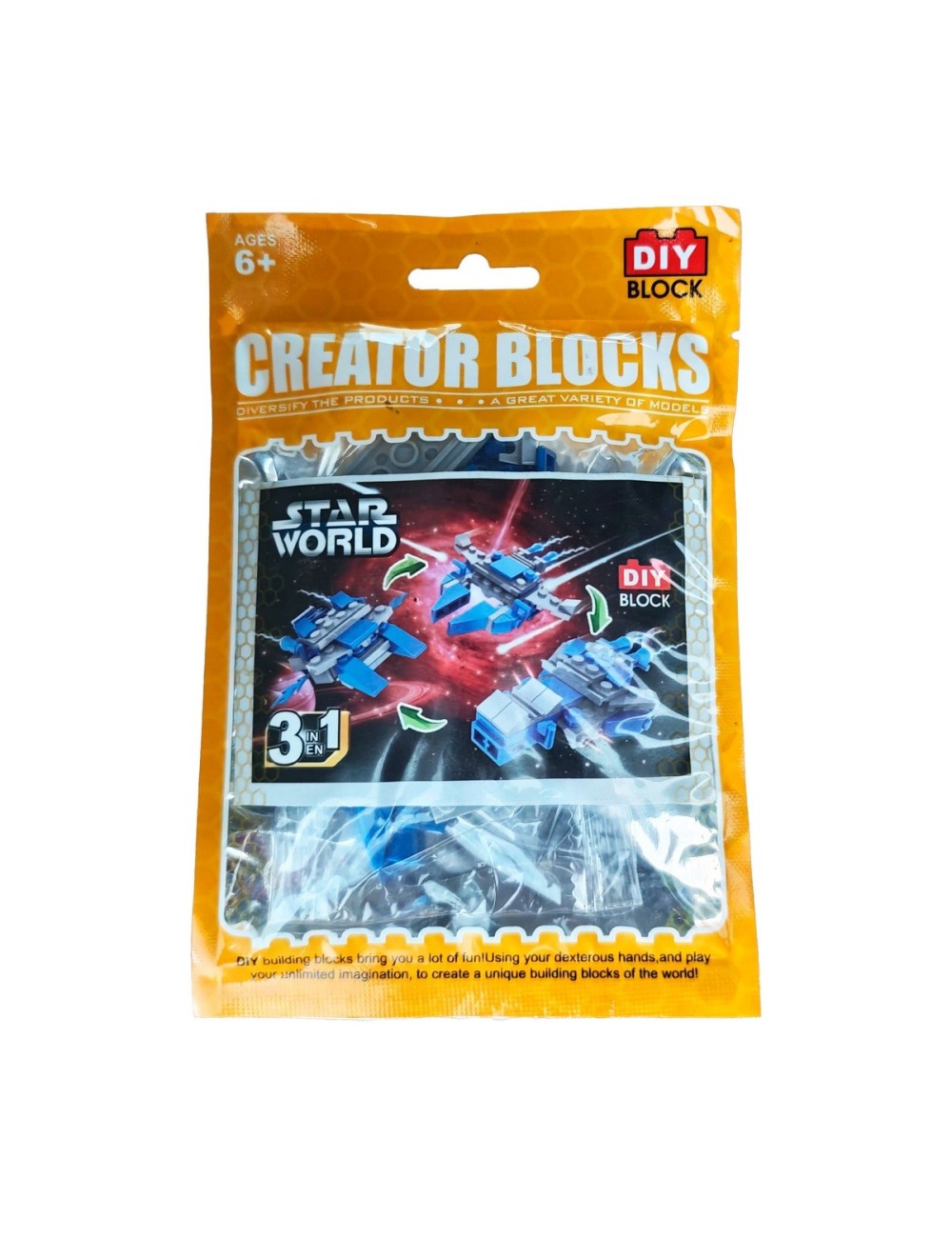 Juguete Armable Nave Espacial Sorpresa Armatodo Star X 1und
