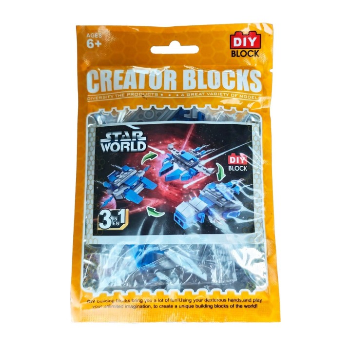 Juguete Armable Nave Espacial Sorpresa Armatodo Star X 1und
