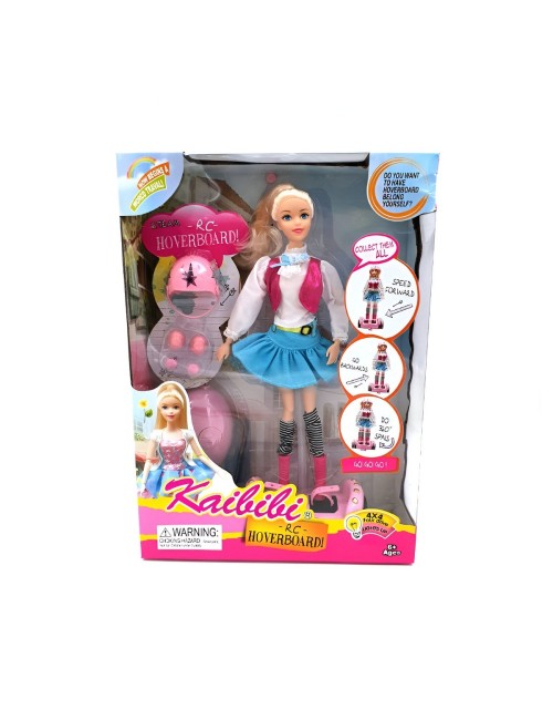 Muñeca Patineta Scooter Control Remoto Juguete + Accesorios