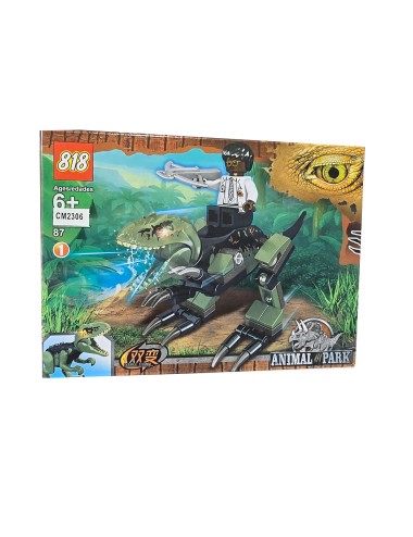 Dinosaurio Figura X 4u Juguete Armable Armatodo Construcción