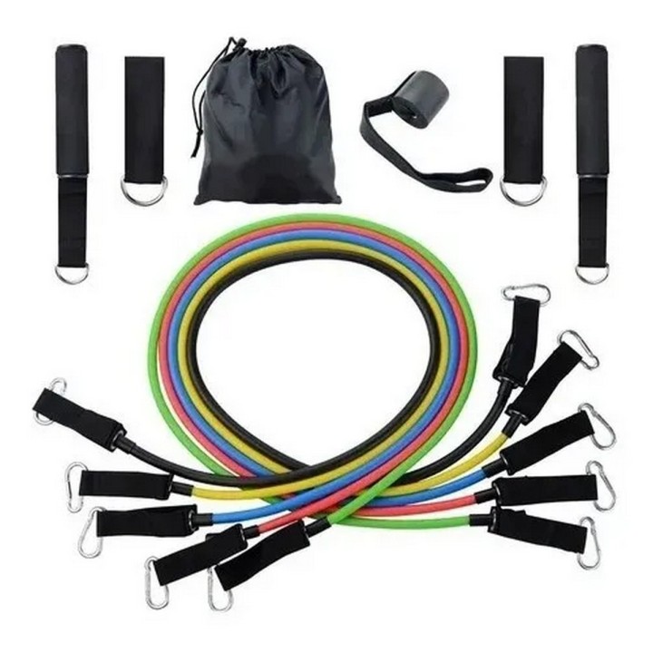 Kit De Bandas - Elasticas Tubulares De Resistencia 11 Piezas