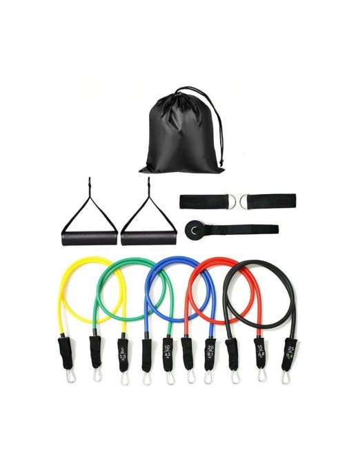 Kit De Bandas - Elasticas Tubulares De Resistencia 11 Piezas