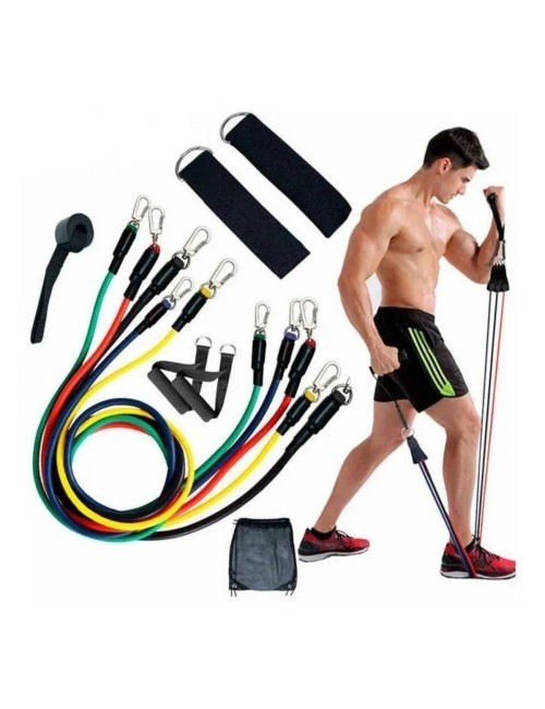 Kit De Bandas - Elasticas Tubulares De Resistencia 11 Piezas