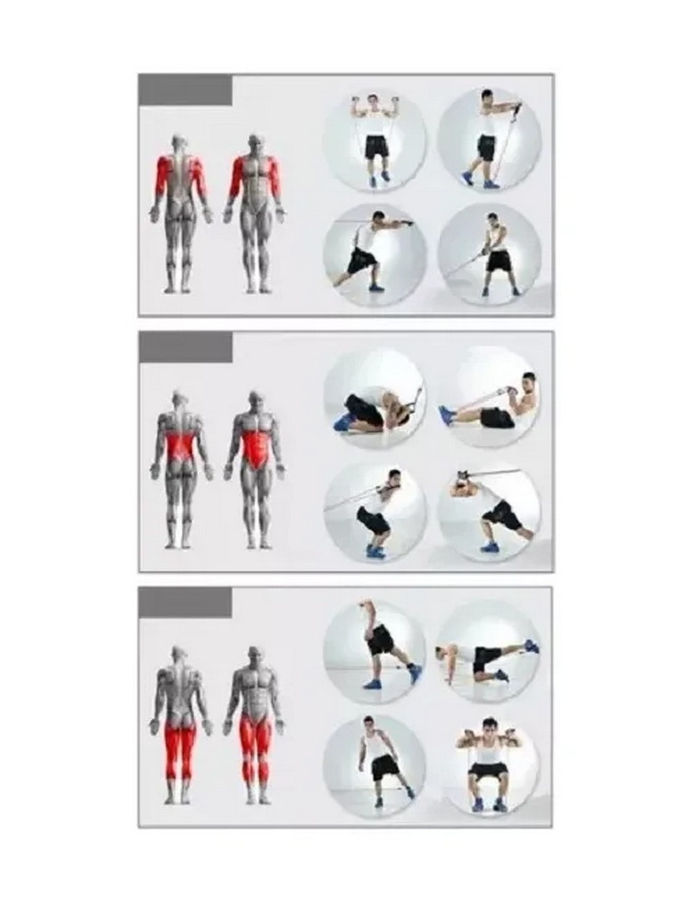 Kit De Bandas - Elasticas Tubulares De Resistencia 11 Piezas