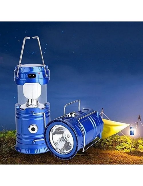 Lampara Portátil Recargable Led Linterna Camping Luz Solar