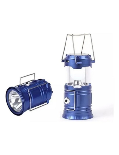 Lampara Portátil Recargable Led Linterna Camping Luz Solar