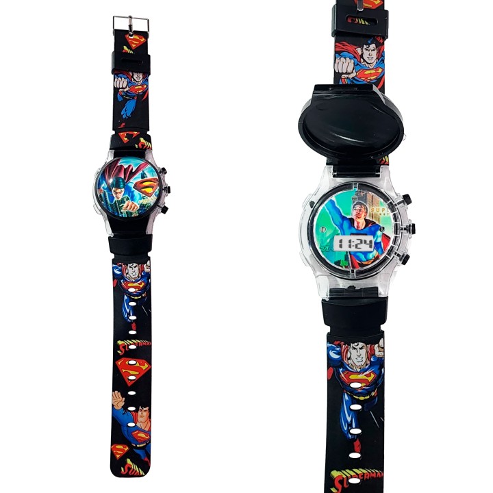 Reloj Niños Digital Tapa Infantil Luces