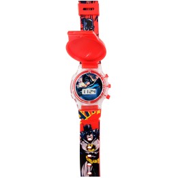 Reloj Niños Digital Tapa Infantil Luces Batman Comics