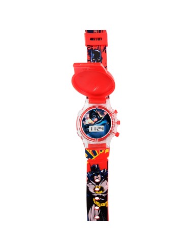 Reloj Niños Digital Tapa Infantil Luces Batman Comics