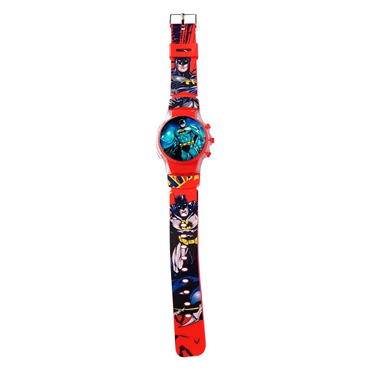 Reloj Niños Digital Tapa Infantil Luces Batman Comics