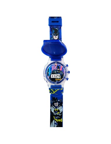 Reloj Niños Digital Tapa Infantil Luces Batman Comics