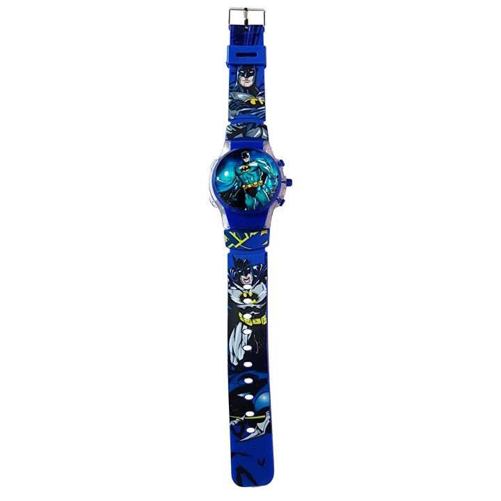 Reloj Niños Digital Tapa Infantil Luces Batman Comics