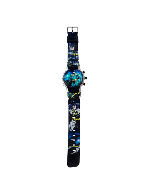 Reloj Niños Digital Tapa Infantil Luces Batman Comics