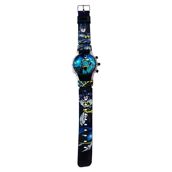 Reloj Niños Digital Tapa Infantil Luces Batman Comics