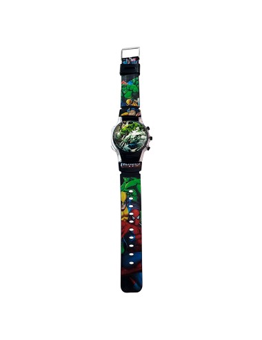 Reloj Niños Digital Tapa Infantil Luces Hulk Hombre Verde