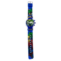 Reloj Niños Digital Tapa Infantil Luces Hulk Hombre Verde