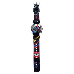 Reloj Niños Digital Tapa Infantil Luces Spiderman Araña