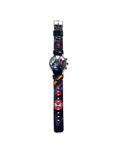 Reloj Niños Digital Tapa Infantil Luces Spiderman Araña