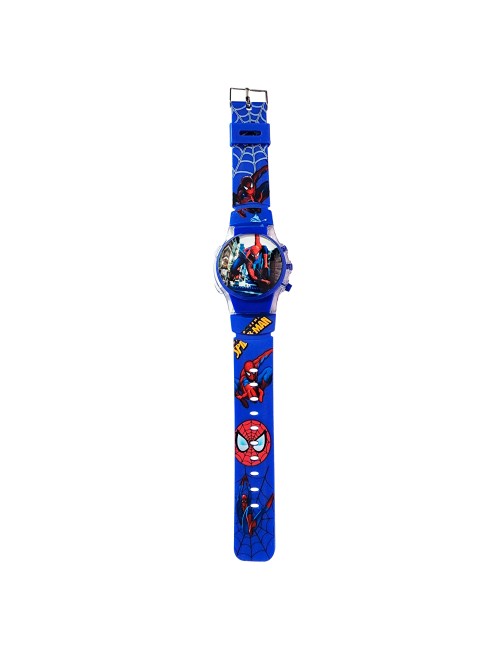 Reloj Niños Digital Tapa Infantil Luces Spiderman Araña