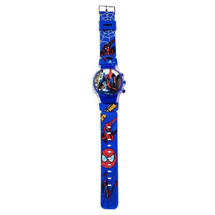Reloj Niños Digital Tapa Infantil Luces Spiderman Araña