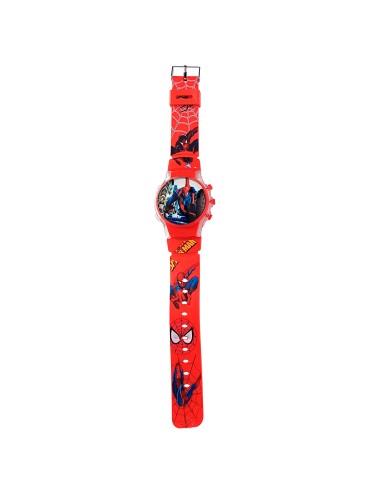Reloj Niños Digital Tapa Infantil Luces Spiderman Araña