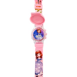 Reloj Niñas Digital Tapa Infantil Luces Princesa Cuentos