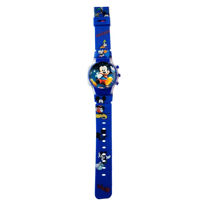 Reloj Niños Digital Tapa Infantil Luces Mickey Mouse