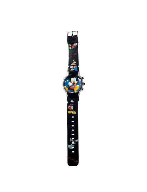 Reloj Niños Digital Tapa Infantil Luces Mickey Mouse