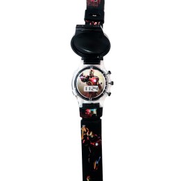 Reloj Niños Digital Tapa Infantil Luces Ironman Comics Heroe