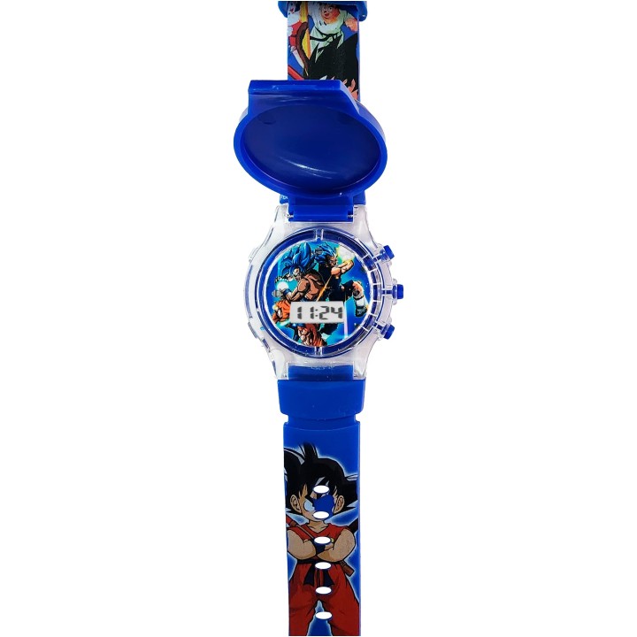 Reloj Niños Digital Tapa Infantil Luces Dragon Ball Z Goku