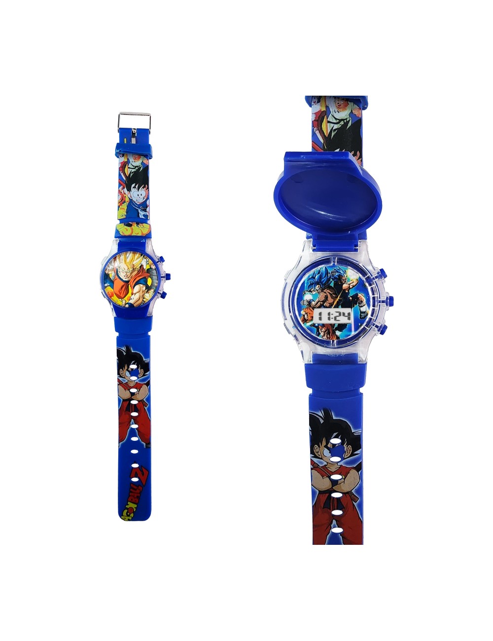 Reloj Niños Digital Tapa Infantil Luces Dragon Ball Z Goku