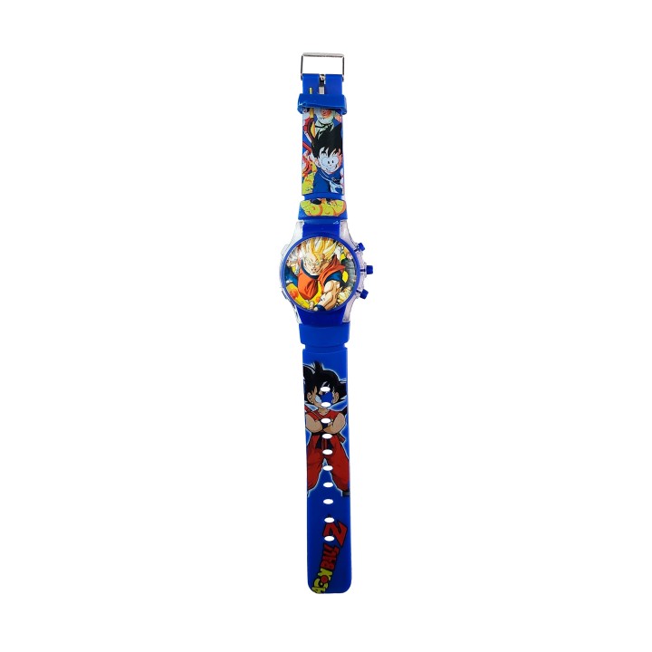 Reloj Niños Digital Tapa Infantil Luces Dragon Ball Z Goku