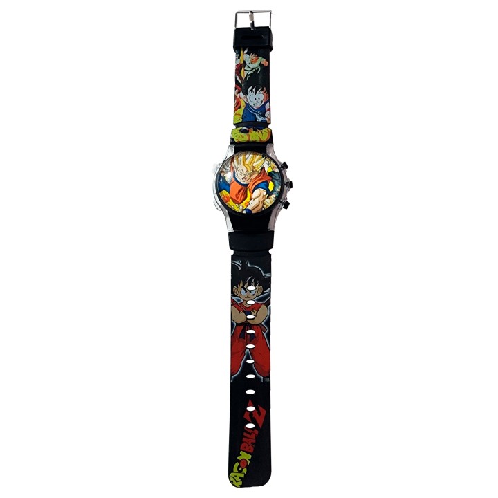 Reloj Niños Digital Tapa Infantil Luces Dragon Ball Z Goku