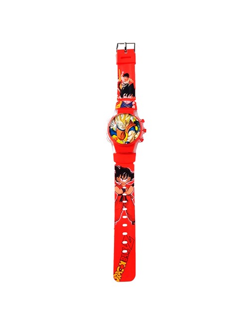 Reloj Niños Digital Tapa Infantil Luces Dragon Ball Z Goku