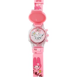 Reloj Niñas Digital Tapa Infantil Luces Melody Anime