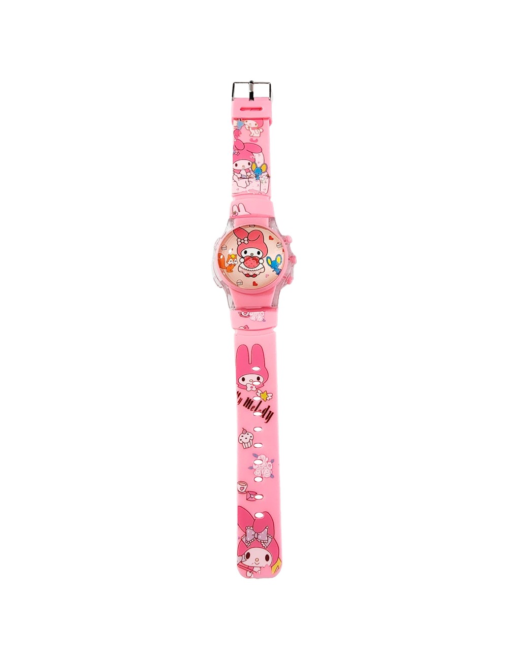 Reloj Niñas Digital Tapa Infantil Luces Melody Anime