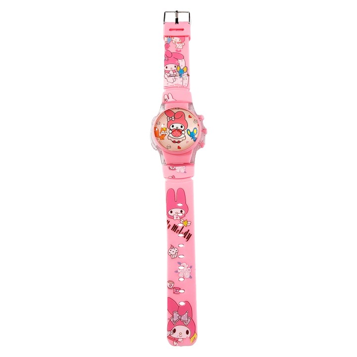 Reloj Niñas Digital Tapa Infantil Luces Melody Anime