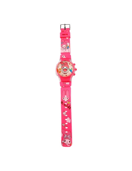 Reloj Niñas Digital Tapa Infantil Luces Melody Anime