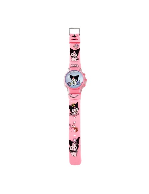 Reloj Niñas Digital Tapa Infantil Luces Sonido Kuromi Anime