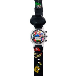 Reloj Niños Digital Tapa Infantil Luces Super Mario Bros