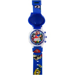 Reloj Niños Digital Tapa Infantil Luces Super Mario Bros
