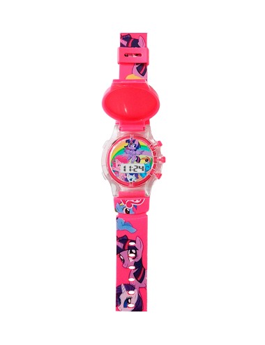 Reloj Niñas Digital Tapa Infantil Luces Sonido Unicornio